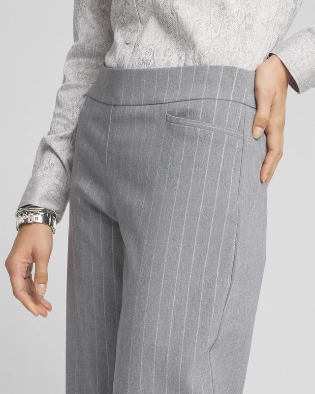 Brigitte Pinstripe Wide Leg Pants - image 4